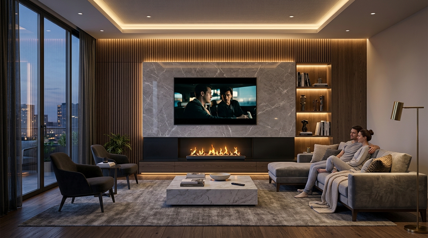 Painel Home Theater Integrado